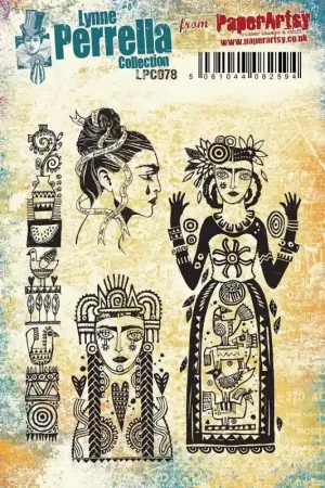 Entrega Rápida Sellos de caucho Paperartsy Lynne Perrella LPC078