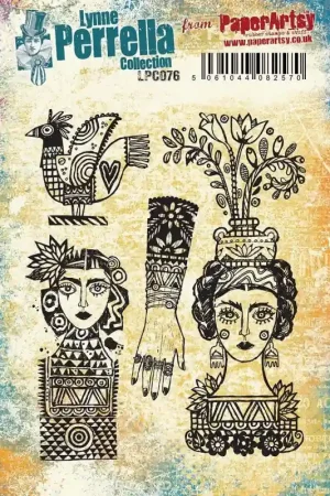 Sellos de caucho Paperartsy Lynne Perrella LPC076 Stock Limitado