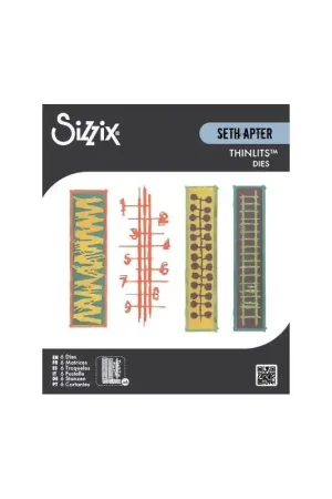 Sizzix Thinlits Dies by Seth Apter - Stretchers Tendencia