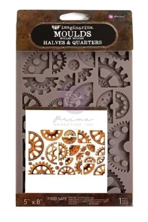 Hecho A Mano Finnabair Decor Moulds - Halves And Quarters