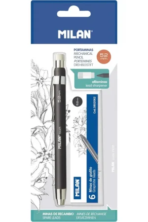 A Buen Precio PORTAMINAS Y MINAS GRAFITO MILAN 5,2MM