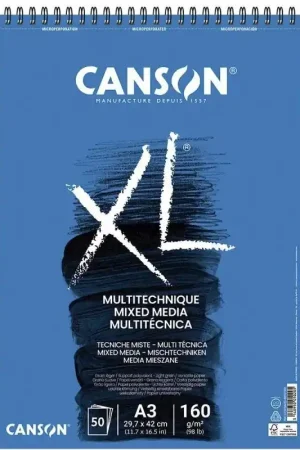 Promoción Bloc Mix Media XL Multi técnicas Canson 160 gr. A3