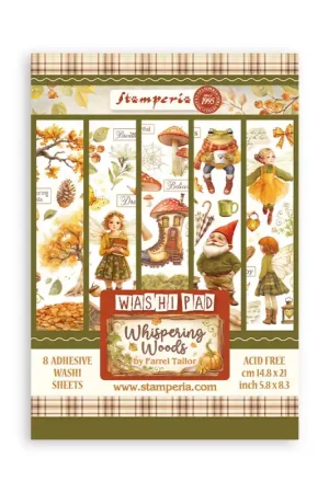 Envío Internacional Stamperia - Washi Tape Pad Whispering Woods