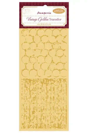 Ocasión Especial Stamperia Vintage Golden Transfer - Backgrounds