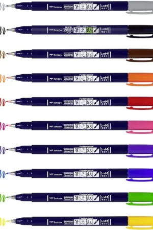 ROTULADOR TOMBOW FUDENOSUKE PUNTA DURA AZUL Mejor Precio