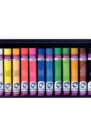 Marca Reconocida PASTEL OLEO VAN GOGH ESTUCHE 12