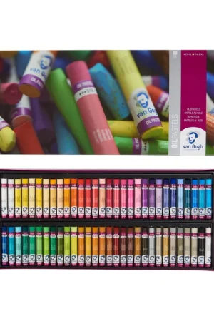 Mayoreo PASTEL OLEO VAN GOGH ESTUCHE 60