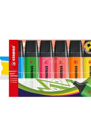 STABILO BOSS ORIGINAL - ESTUCHE 6 UDS. Garantía Incluida