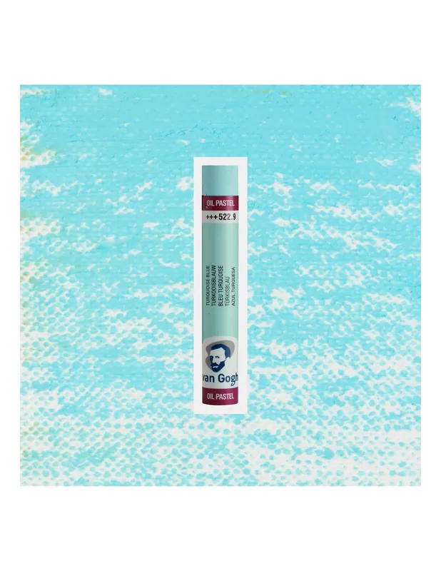 PASTEL OLEO VAN GOGH AZUL TURQUESA Últimas Unidades