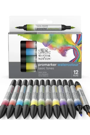 WINSOR & NEWTON PROMARKER WATER SET 12 CLASICO Última Oportunidad