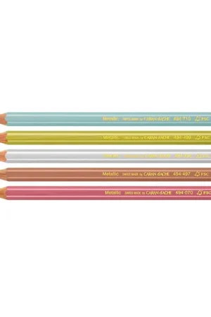 CARAN D´ACHE COLOUR BLOCK MAXI METALLIC PLATA Solo Hoy