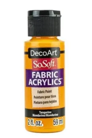 PINTURA TELA SO-SOFT DSS076 MANDARINA 30 ML Precio De Fábrica