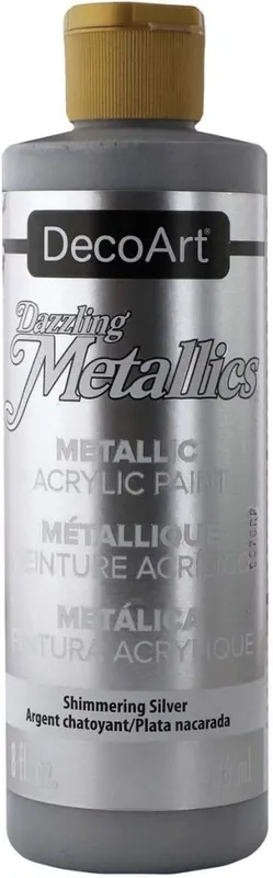 Hecho A Mano AMERICANA METÁLICA DA070 PLATA NACARADA 236 ML