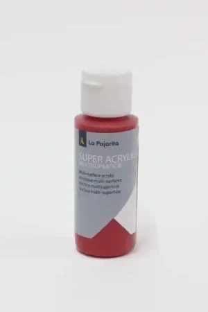Económico PAJARITA SUPER ACRYLIC A-08 60 ML ROJO