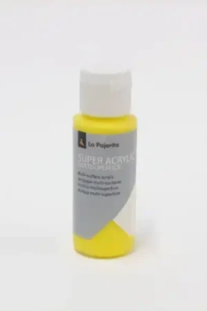 Última Versión PAJARITA SUPER ACRYLIC A-04 60 ML AMARILLO ORO