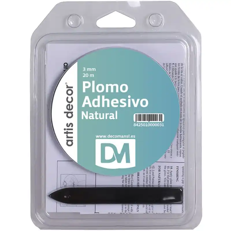 Disponible Ahora Plomo Adhesivo doble 3 mm. x 20 metros - Natural