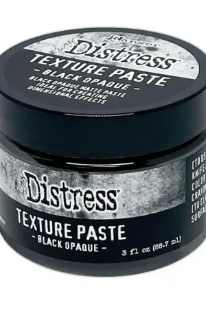 Más Vendido Tim Holtz Distress Texture Paste Black Opaque