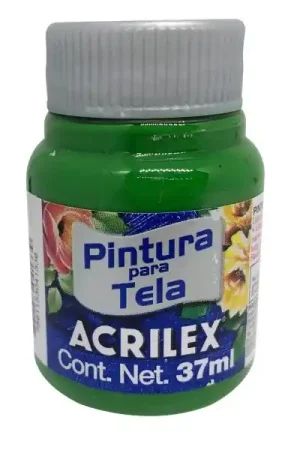 Lujoso PINTURA TELA ACRILEX Nº513 VERDE MUSGO