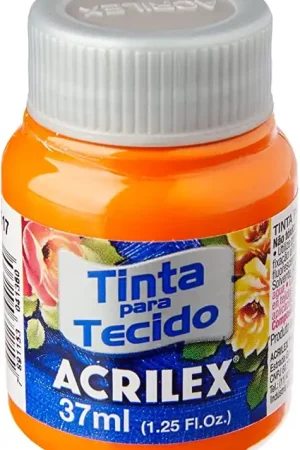 Compra Ahora PINTURA TELA ACRILEX Nº517 NARANJA