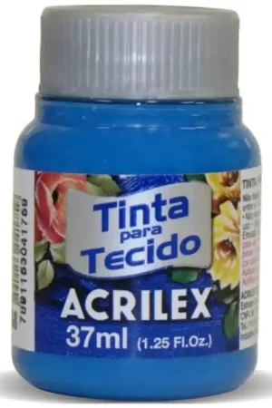 Garantía De Devolución De Dinero PINTURA TELA ACRILEX Nº568 AZUL CERÚLEO