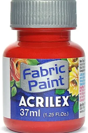PINTURA TELA ACRILEX Nº508 ROJO ESCARLATA Última Oportunidad