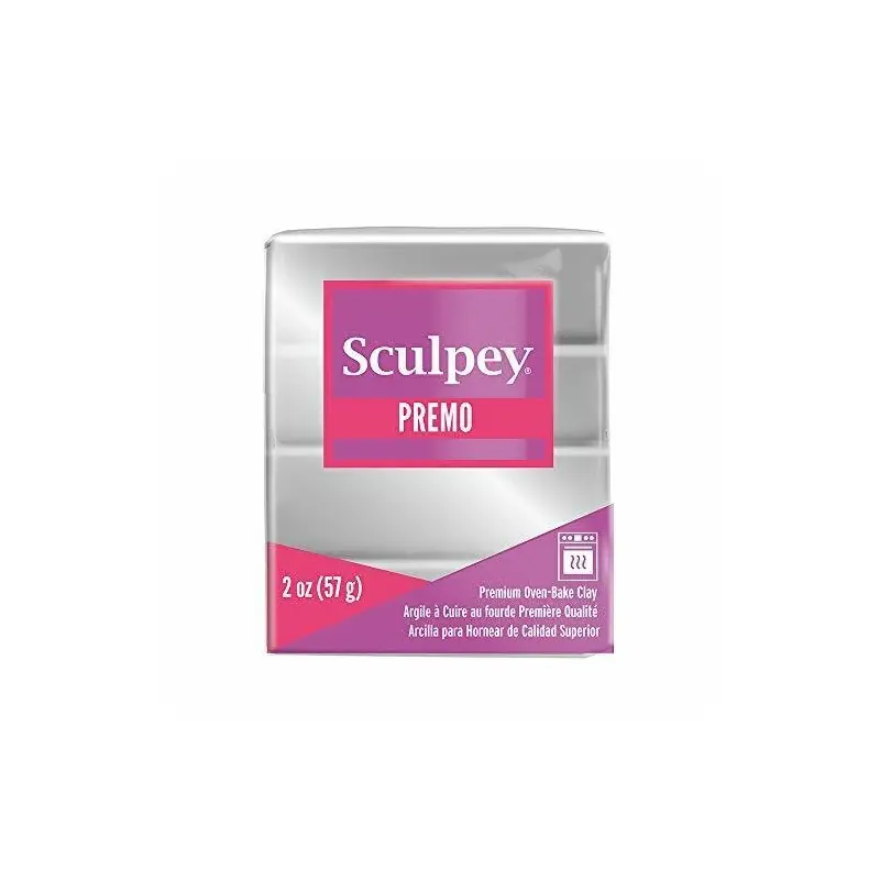 Mejor Calidad Premo Sculpey Pasta Polimérica Plata