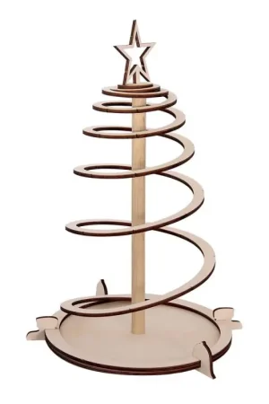 Exclusivo Arbol de Navidad en espiral de Chopo 53 x 36 cm.