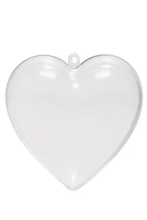 Precio Bajo Corazón de Plexiplast 2 partes 10 cm.