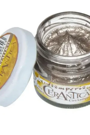 Novedad Cera Antigua 20 ml - Plata Metalico - Stamperia