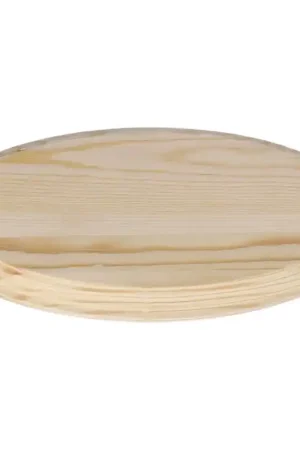 Peana madera de pino macizo - elipse. 16 cm. Imprescindible (Must-Have)