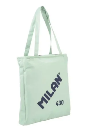 BOLSA SHOPPER MILAN S.1918 VERDE Devolución Gratuita