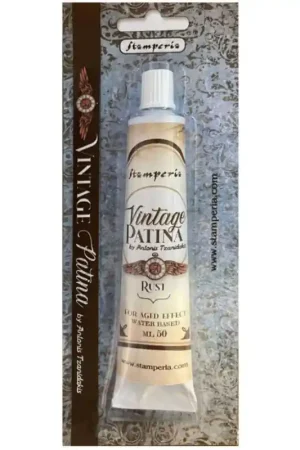 Premium Stamperia Vintage Patina tube ml 50 - Rust by Antonis Tzanidakis