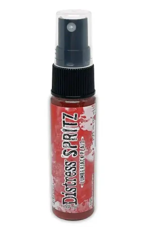 Tinta Distress Spritz by Tim Holtz - Lumberjack Plaid Hecho A Mano