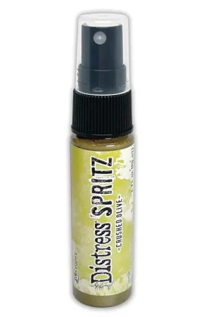 Devolución Gratuita Tinta Distress Spritz by Tim Holtz - Crushed Olive