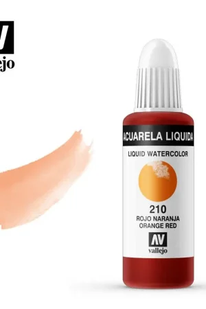 Edición Limitada Acuarela Líquida 210 Rojo Naranja Art.-Nr. 33.210 - Indian Red