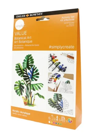 Set Actividades - Pintura Acrílica Botánica Art.-Nr. D126900111 - Indian Red Envío Exprés