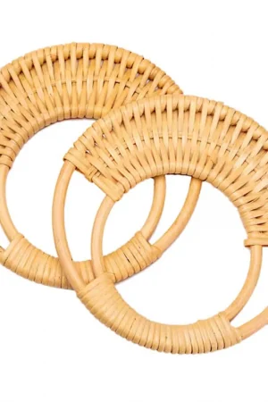 Solo Por Tiempo Limitado ASAS BOLSO MIMBRE 17x17 CM COLOR NATURAL