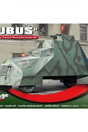 1:35 Kubús Warsaw 44 Armoured Car Art.-Nr. 355026 - Indian Red No Te Lo Pierdas