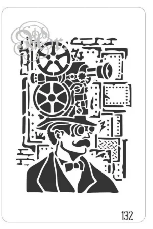 Stencil 20*30 Cm. 132 Steampunk.** Comprar En Línea