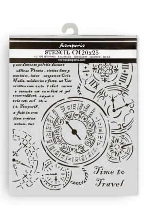 Alta Calidad Stencil Stamperia 20x25 Venice City of Art : Time to Travel