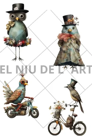 Alta Calidad Papel de Arroz ANIMALES 116