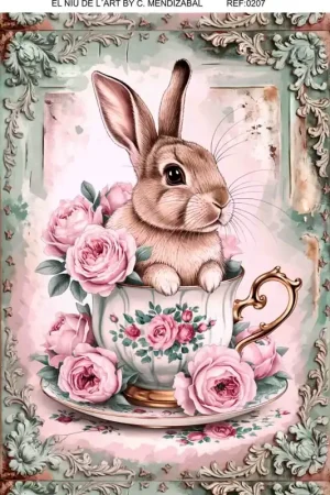 Papel de Arroz CONEJO 7 Lujoso