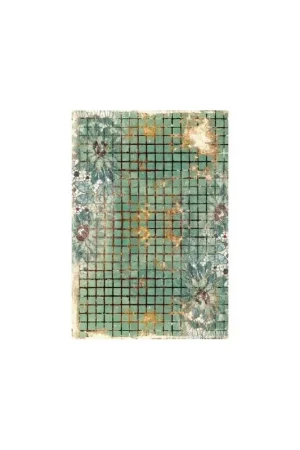 Alta Calidad Papel de arroz 553 tesela verdes.