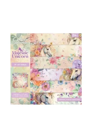 VELLUM Majestic Unicorn de 8x8 pulgadas (MU-VELPAD8) Envío Internacional