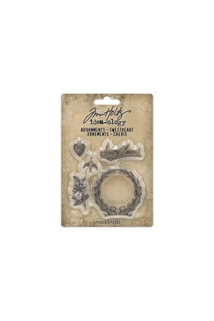 Tim Holtz Adornments Sweetheart (TH94363)* Certificado