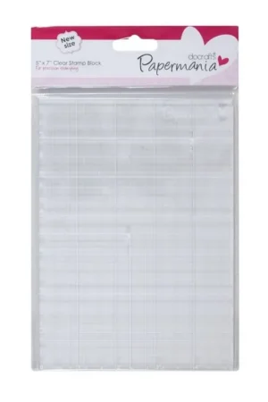 A Buen Precio Papermania Clear Stamp Block 12,7 x 17,8 cm G.*