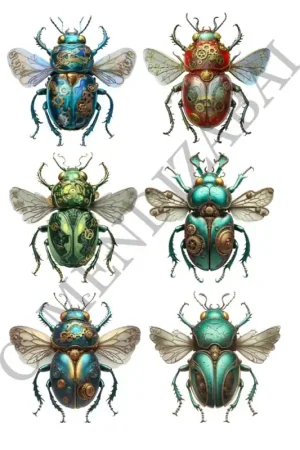 Ocasión Especial Transfer Color C. MENDIZABAL Escarabajos*